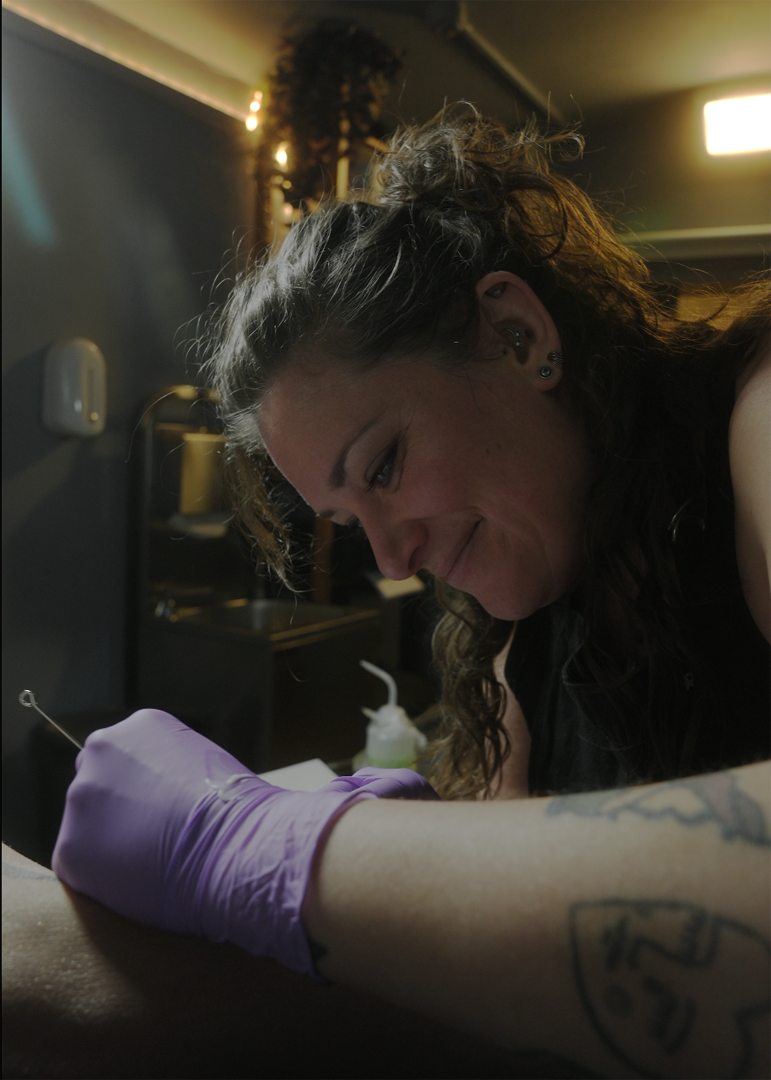 a close up picture of me while i'm working